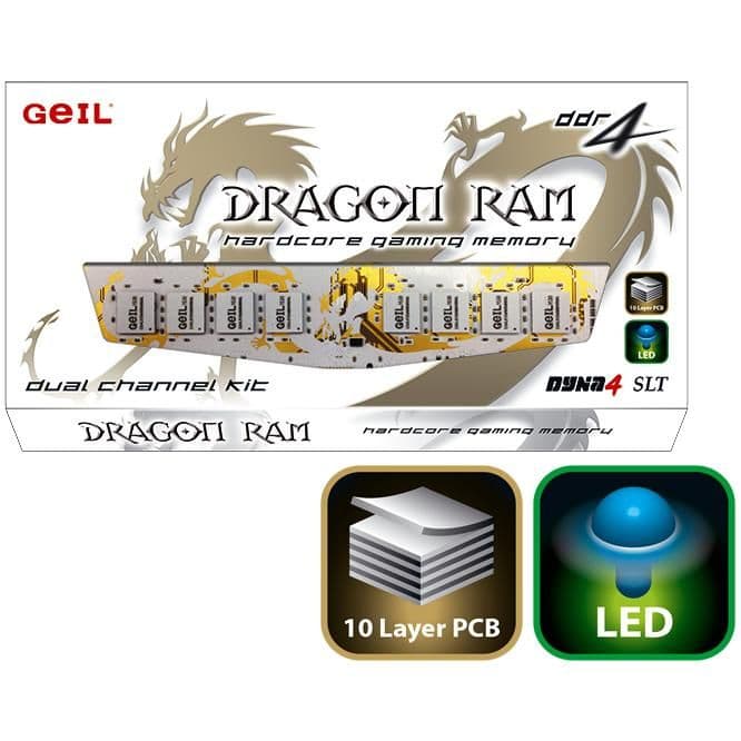 GeIL Dragon White / Gold DDR4-4000 CL19 8GB (2x4GB) main image