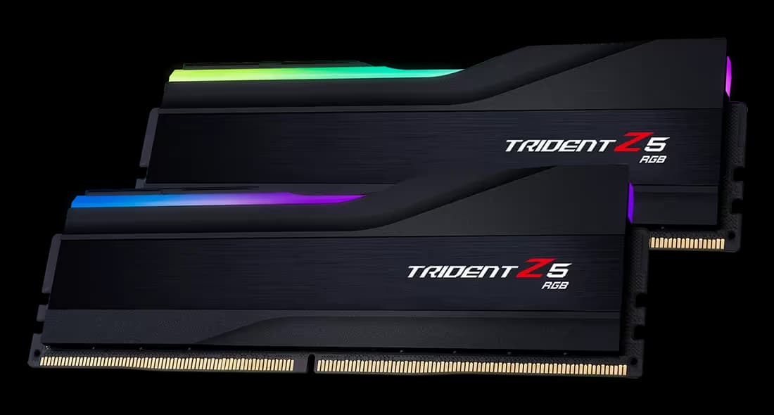 G.Skill Trident Z5 RGB Matte Black DDR5-5600 CL30 32GB (2x16GB) image
