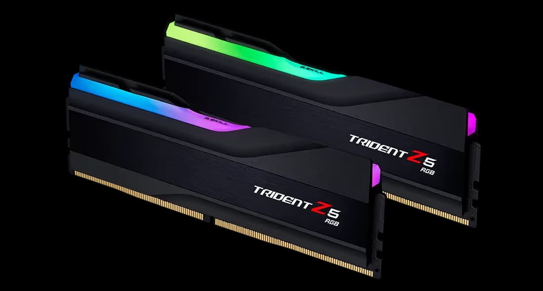G.Skill Trident Z5 RGB Matte Black DDR5-5600 CL30 32GB (2x16GB) image