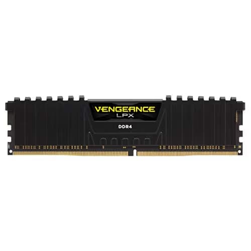 Corsair Vengeance LPX Black / Yellow DDR4-3000 CL16 32GB (1x32GB) image