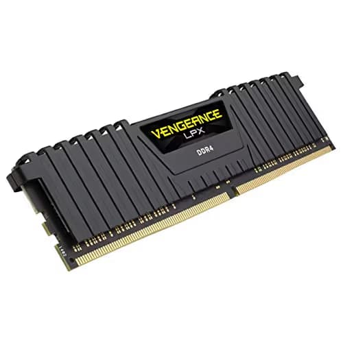 Corsair Vengeance LPX Black / Yellow DDR4-3000 CL16 32GB (1x32GB) image