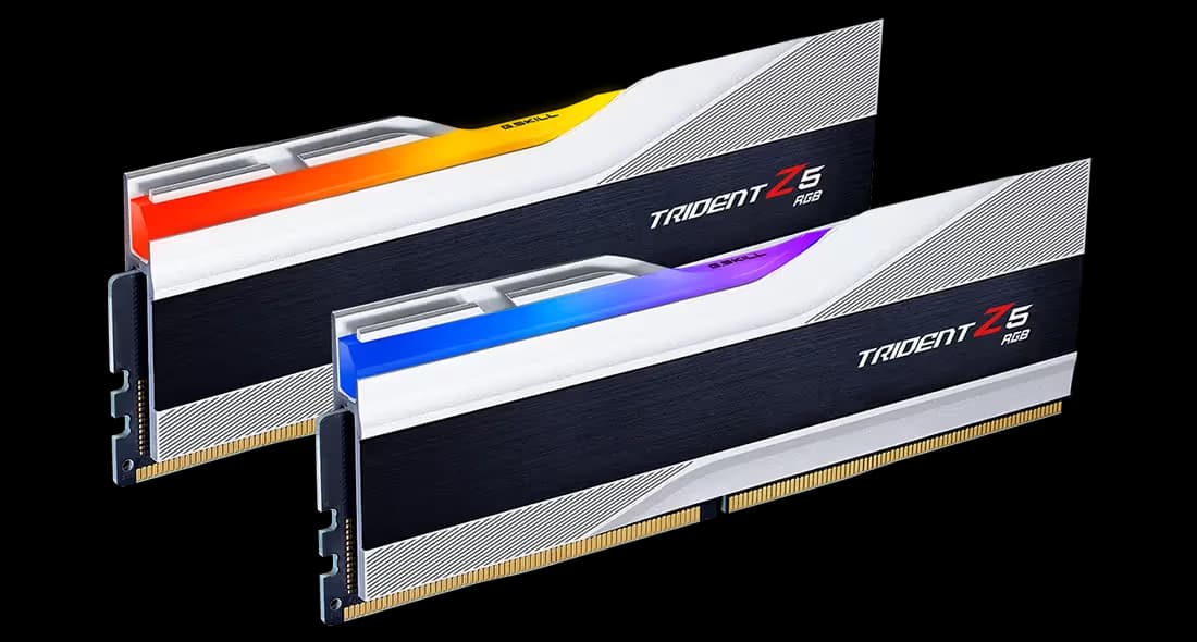 G.Skill Trident Z5 RGB Metallic Silver DDR5-5600 CL36 32GB (2x16GB) image