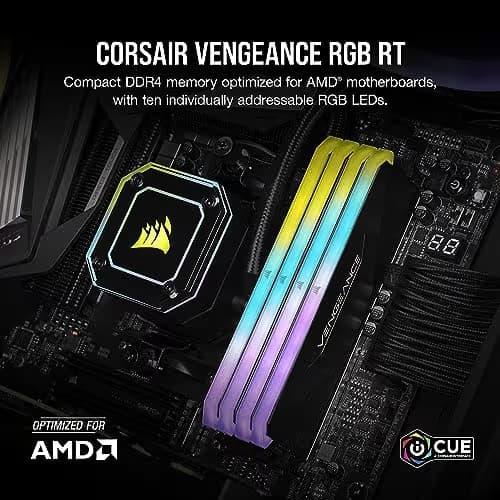 Corsair Vengeance RGB RT Black DDR4-3600 CL18 128GB (4x32GB) image