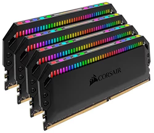 Corsair Dominator Platinum RGB Black DDR4-3200 CL16 128GB (4x32GB) image