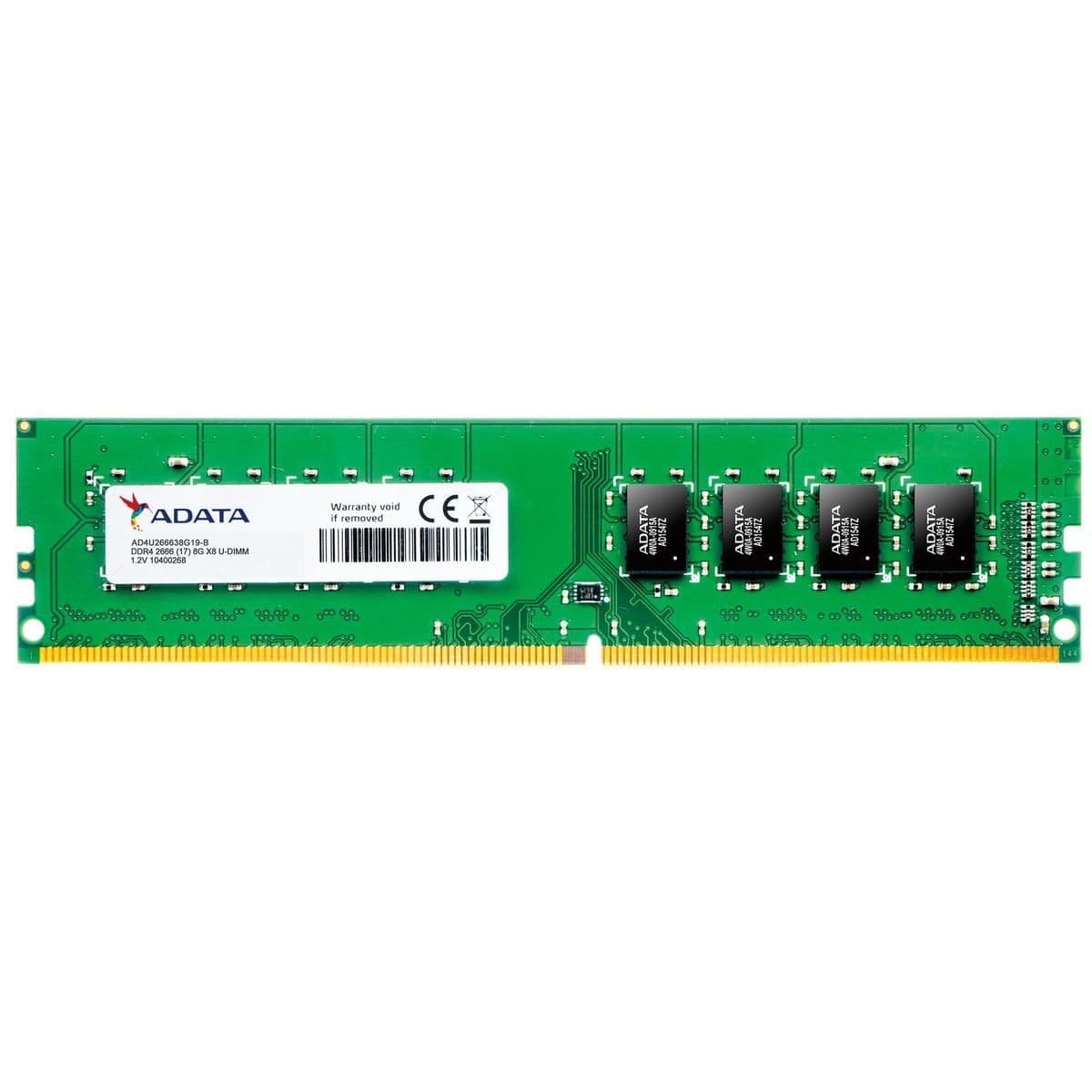 ADATA AD4U266638G19-S Green / Black DDR4-2666 CL19 8GB (1x8GB) main image