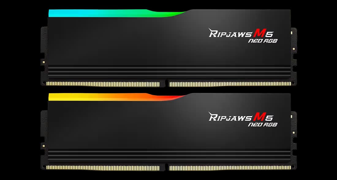 G.Skill Ripjaws M5 Neo RGB Black DDR5-6000 CL30 48GB (2x24GB) image