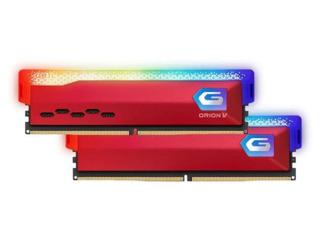 GeIL ORION V RGB Red DDR5-8000 CL38 32GB (2x16GB) image