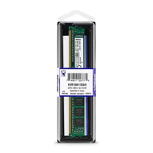 Kingston KVR16N11S8/4 Green DDR3-1600 CL11 4GB (1x4GB) image