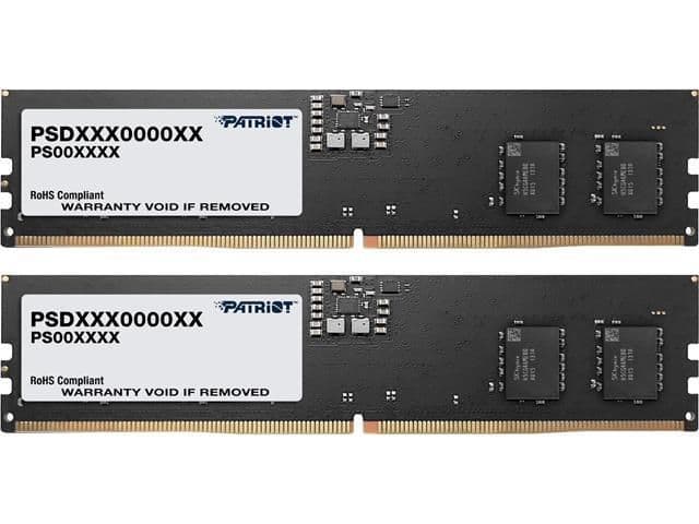 Patriot Signature Black DDR5-5600 CL40 16GB (2x8GB) image