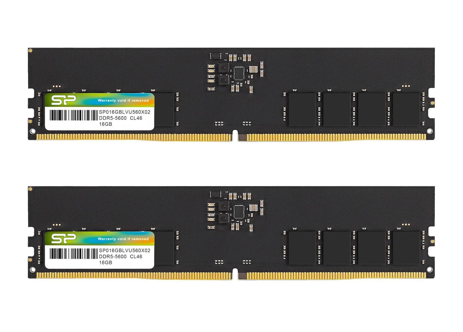 Silicon Power SP032GBLVU560F22 Black DDR5-5600 CL46 32GB (2x16GB) main image