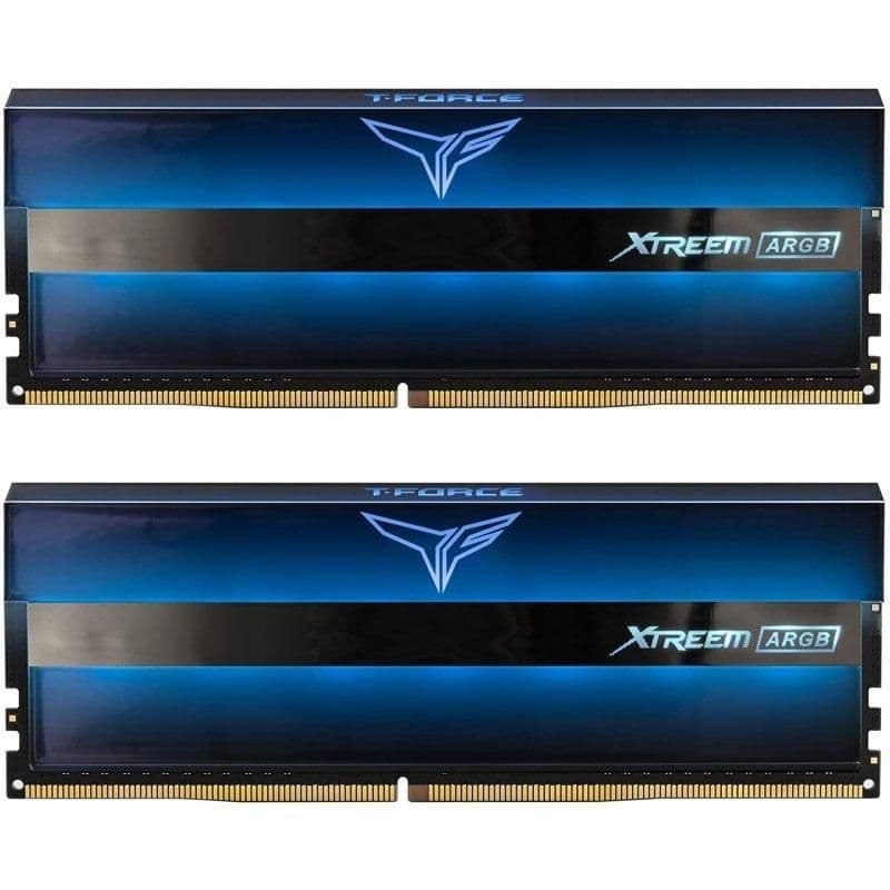 TEAMGROUP T-Force Xtreem ARGB Black / Blue DDR4-3600 CL18 32GB (2x16GB) image