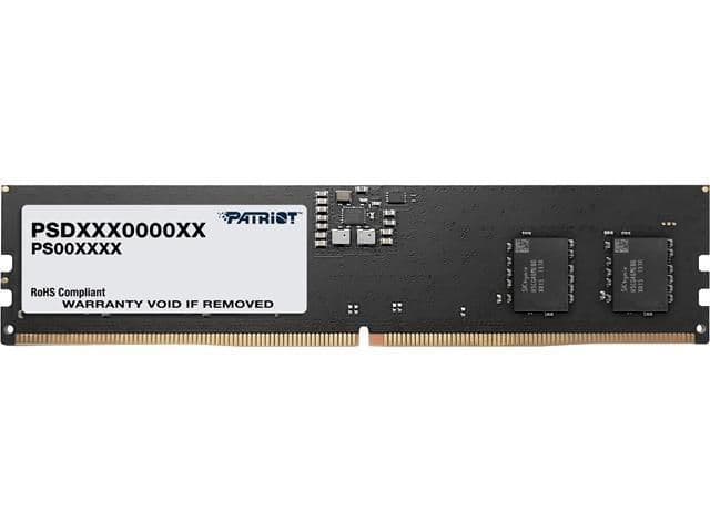 Patriot Signature Line Black DDR5-5600 CL40 8GB (1x8GB) image