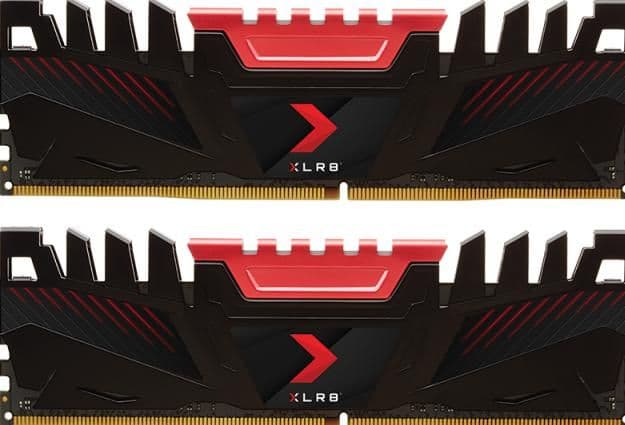 PNY XLR8 Gaming Black / Red DDR4-2666 CL16 16GB (2x8GB) main image