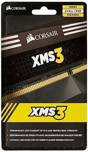 Corsair XMS3 Black / Silver DDR3-1333 CL9 8GB (2x4GB) main image