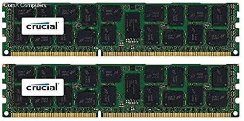 Crucial CT2K16G3ERSLD4160B Green Registered DDR3-1600 CL11 32GB (2x16GB) main image