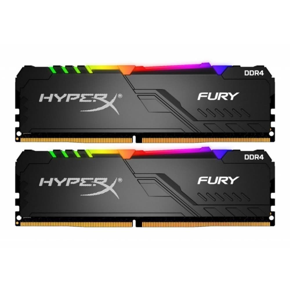 Kingston HyperX Fury RGB Black DDR4-3200 CL16 32GB (2x16GB) image