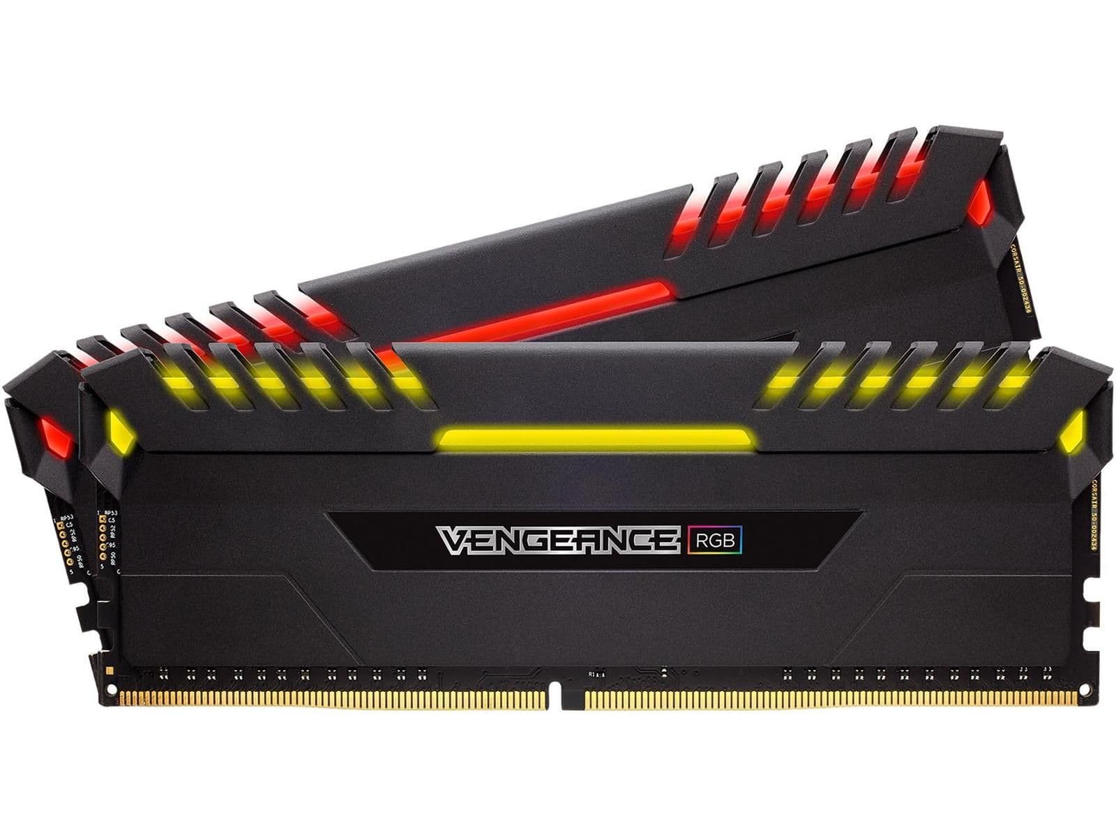 Corsair Vengeance RGB Black DDR4-3200 CL16 32GB (2x16GB) image