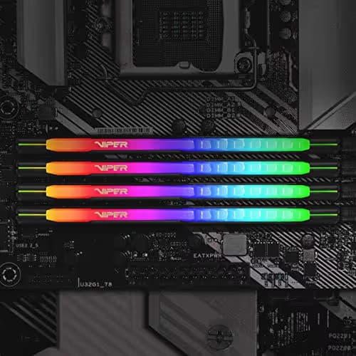 Patriot Viper Steel RGB Black DDR4-3200 CL18 16GB (1x16GB) image