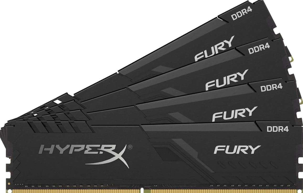 Kingston HyperX Fury Black / Silver DDR4-3200 CL16 32GB (4x8GB) main image