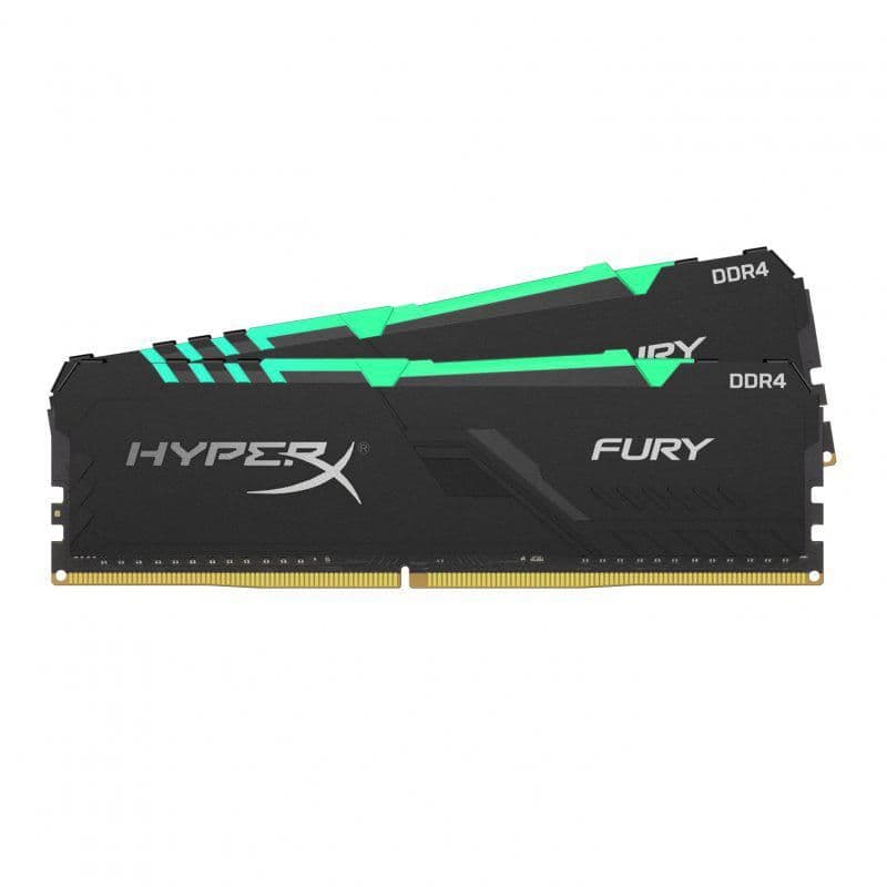 Kingston HyperX Fury RGB Black / Silver DDR4-3733 CL19 16GB (2x8GB) main image