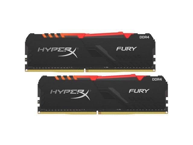 Kingston HyperX Fury RGB Black / Silver DDR4-3600 CL17 32GB (2x16GB) main image
