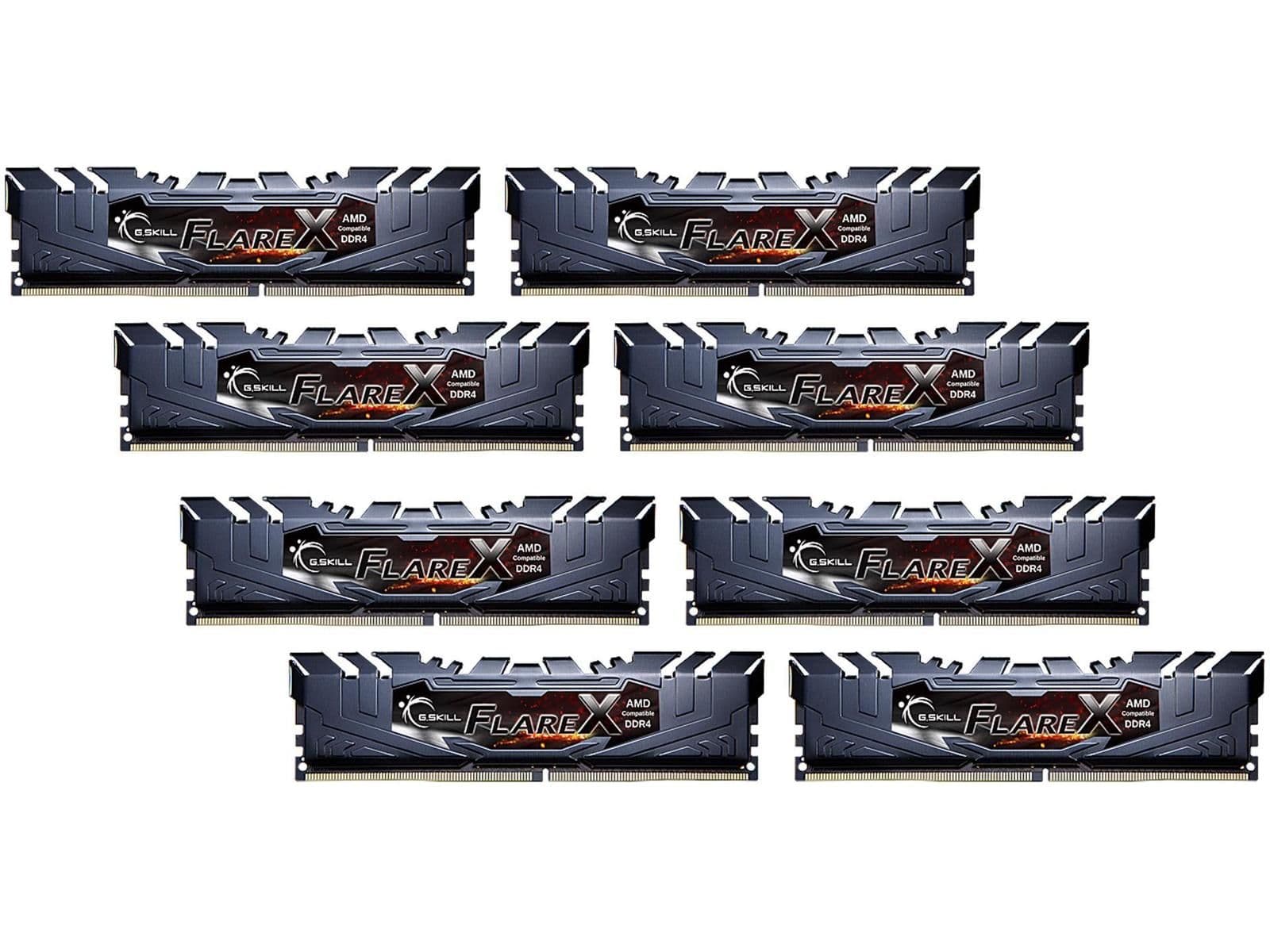 G.Skill Flare X Black DDR4-2400 CL15 128GB (8x16GB) image