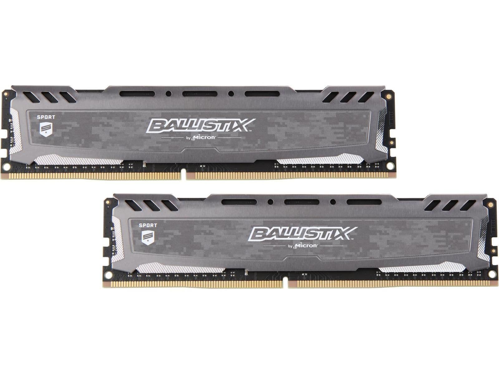 Crucial Ballistix Sport LT Silver / Black DDR4-3200 CL16 16GB (2x8GB) main image