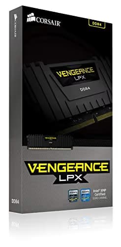Corsair Vengeance LPX Black / Yellow DDR4-2400 CL14 8GB (1x8GB) image
