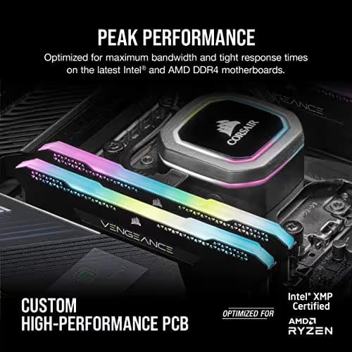 Corsair Vengeance RGB Pro SL Black DDR4-3200 CL16 32GB (4x8GB) image