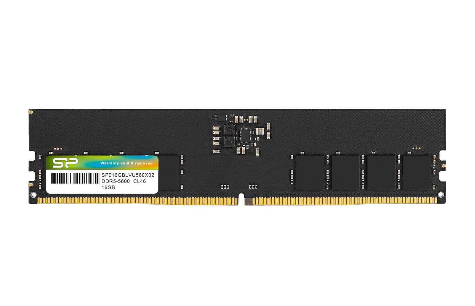 Silicon Power SP016GBLVU560F02 Black DDR5-5600 CL46 16GB (1x16GB) main image