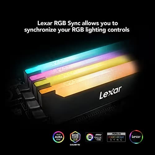 Lexar Hades RGB Black DDR4-3600 CL18 16GB (2x8GB) image