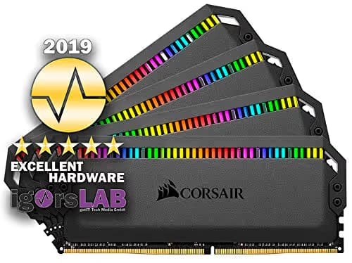 Corsair Dominator Platinum RGB Black DDR4-3200 CL16 32GB (4x8GB) image