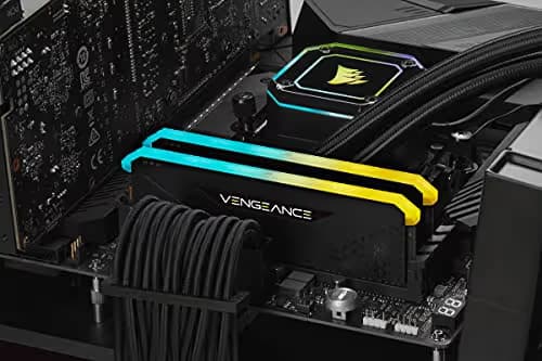 Corsair Vengeance RGB RS Black / Gray DDR4-3200 CL16 64GB (2x32GB) image