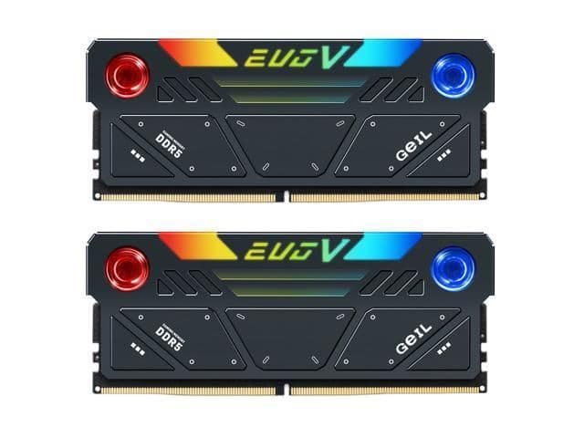 GeIL EVO V RGB Black DDR5-8000 CL38 32GB (2x16GB) main image