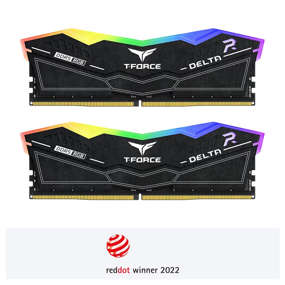 TEAMGROUP T-Force Delta RGB 96GB (2x48GB) DDR5-7000 CL34 Black image