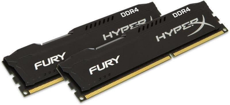 Kingston HyperX Fury Black / White DDR4-2400 CL15 16GB (2x8GB) image