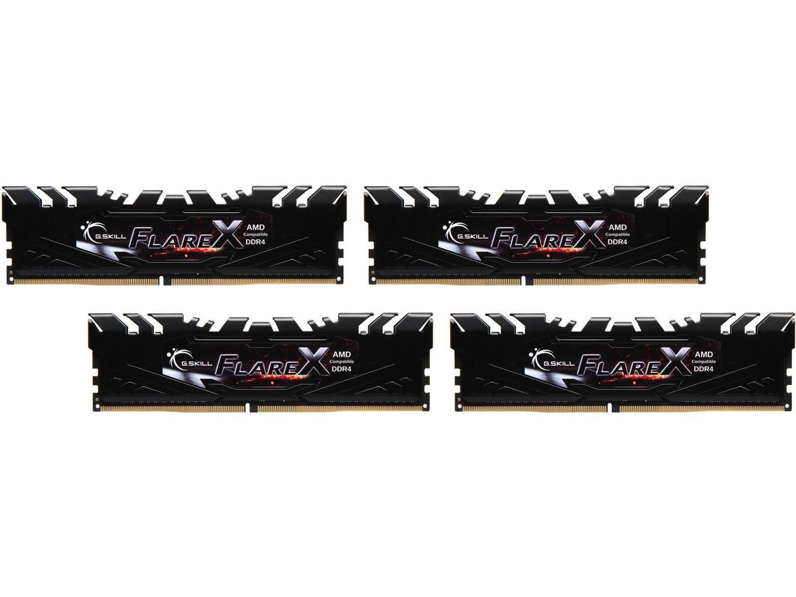 G.Skill Flare X Black DDR4-3200 CL14 32GB (4x8GB) main image