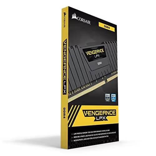 Corsair Vengeance LPX Black / Yellow DDR4-4000 CL18 32GB (2x16GB) image