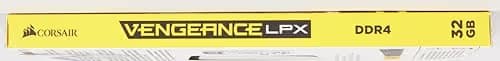 Corsair Vengeance LPX Black / Yellow DDR4-4000 CL18 32GB (2x16GB) image