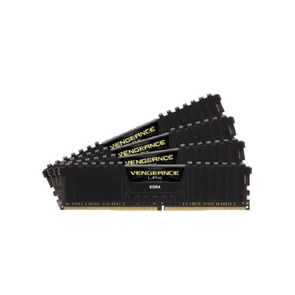 Corsair Vengeance LPX Black / Yellow DDR4-4000 CL18 64GB (4x16GB) image