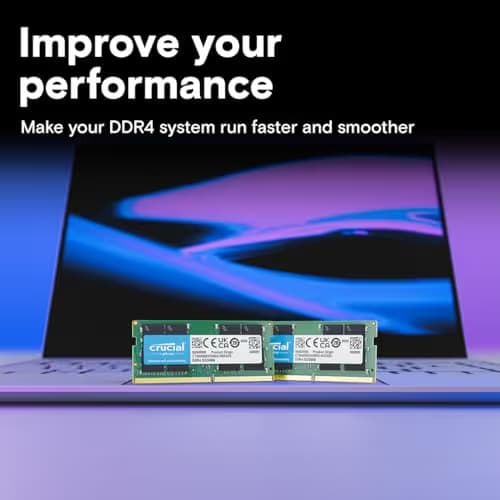 Crucial CT8G4SFS824A Green / Black SODIMM DDR4-2400 CL17 8GB (1x8GB) image
