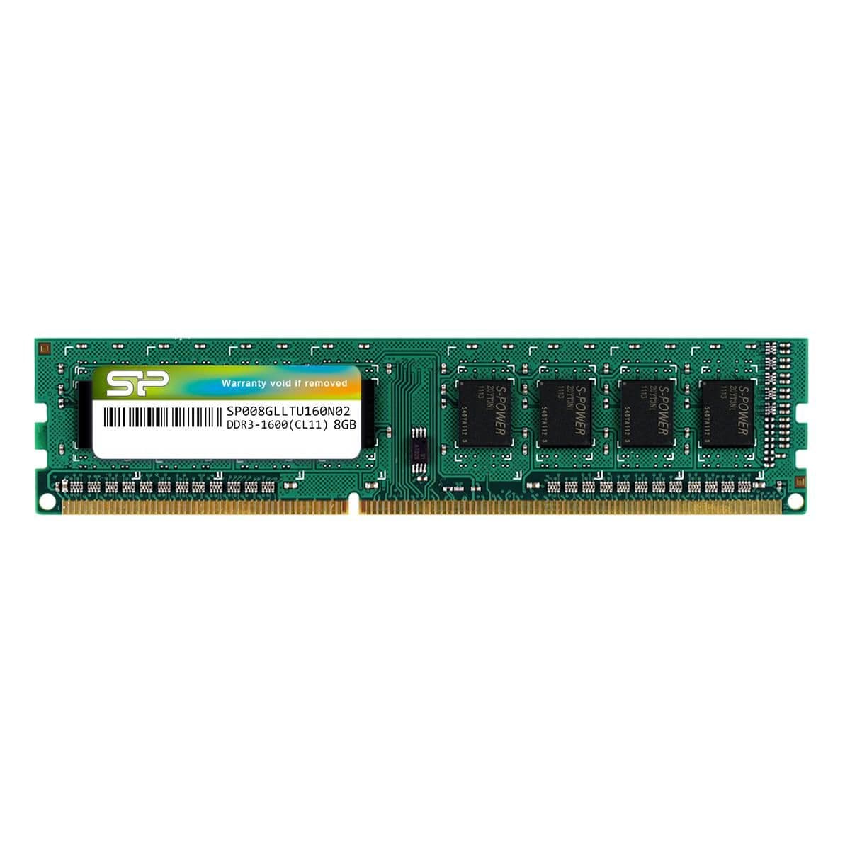 Silicon Power SP008GLLTU160N02 Green DDR3-1600 CL11 8GB (1x8GB) main image