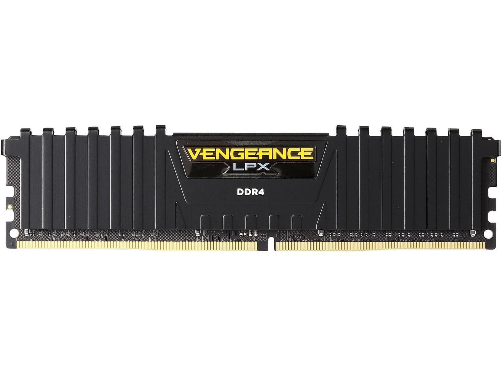 Corsair Vengeance LPX Black / Yellow DDR4-2400 CL16 32GB (1x32GB) main image