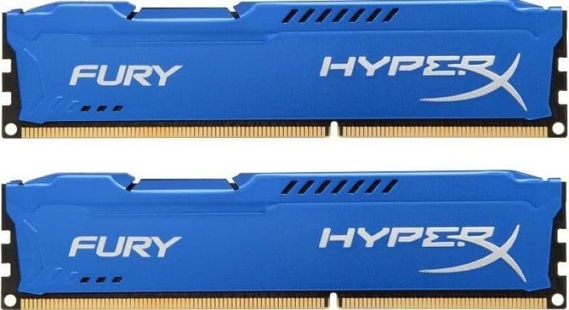 Kingston HyperX Fury Blue / Silver DDR3-1600 CL10 8GB (2x4GB) main image
