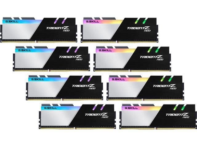 G.Skill Trident Z Neo Black / Silver DDR4-3600 CL14 64GB (8x8GB) image