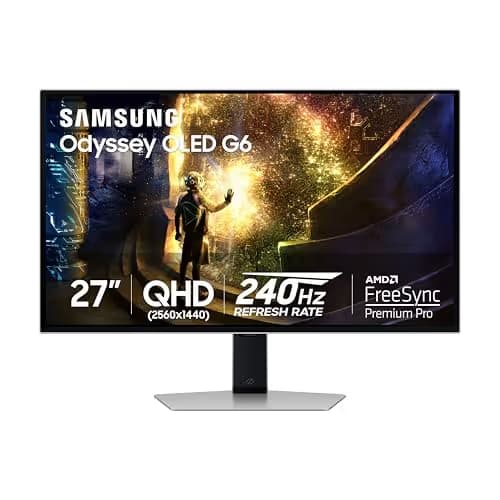 Samsung Odyssey OLED G6 (G61SD) 27" 1440p 240Hz OLED Monitor main image