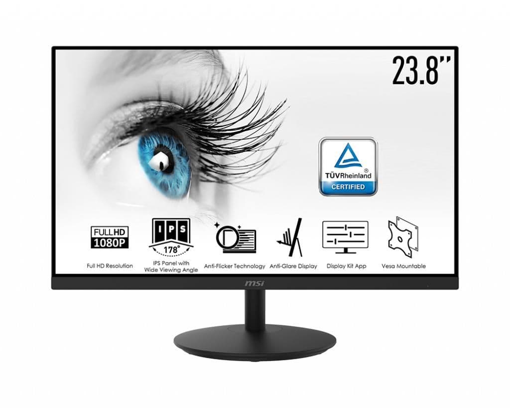 MSI PRO MP242 23.8" 1080p 75Hz IPS Monitor main image