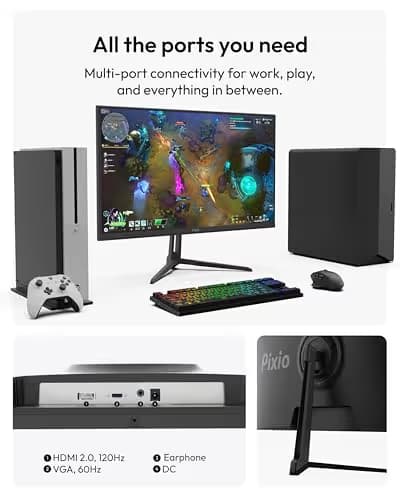 Pixio PX246 Wave 24" 1080p 120Hz IPS Monitor image