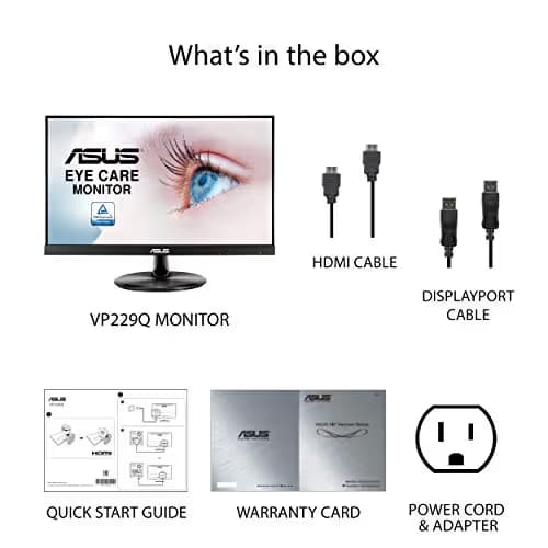 Asus VP229Q 21.5" 1080p 75Hz IPS Monitor image