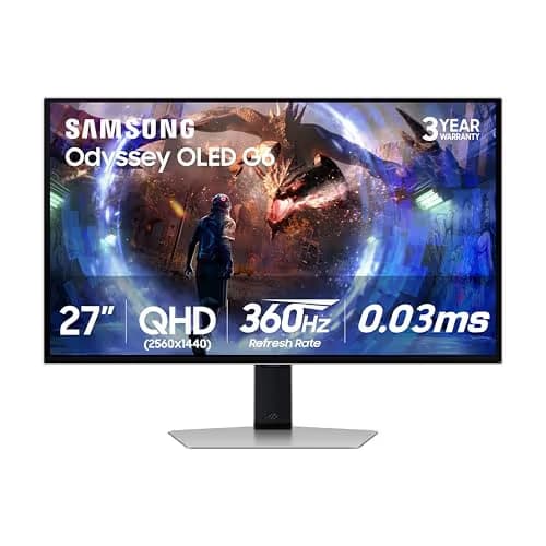 Samsung Odyssey G60SD 27" 1440p 360Hz QD-OLED Monitor image